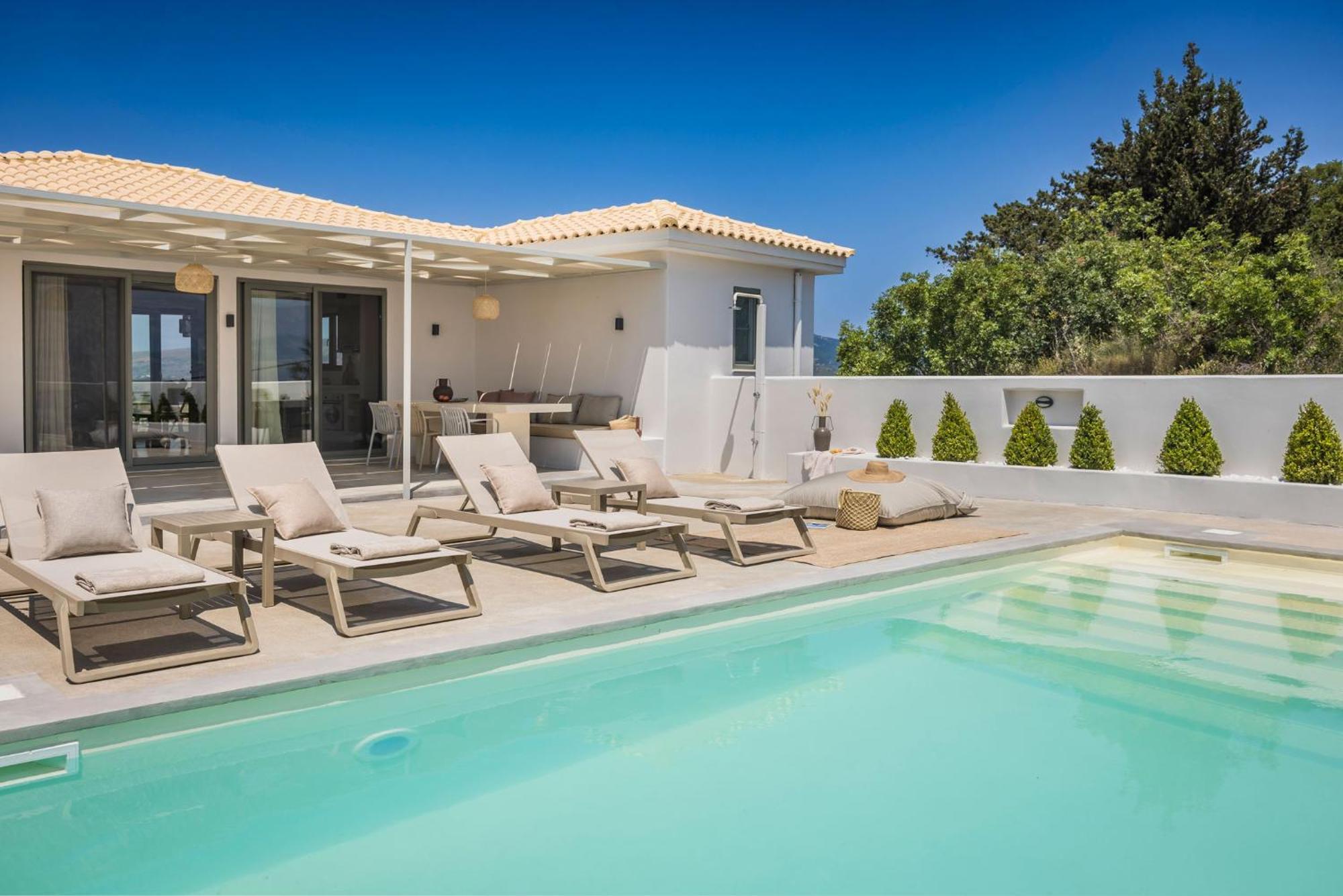 Villa Mirto - Iris Sunset Villas Lépedha 外观 照片