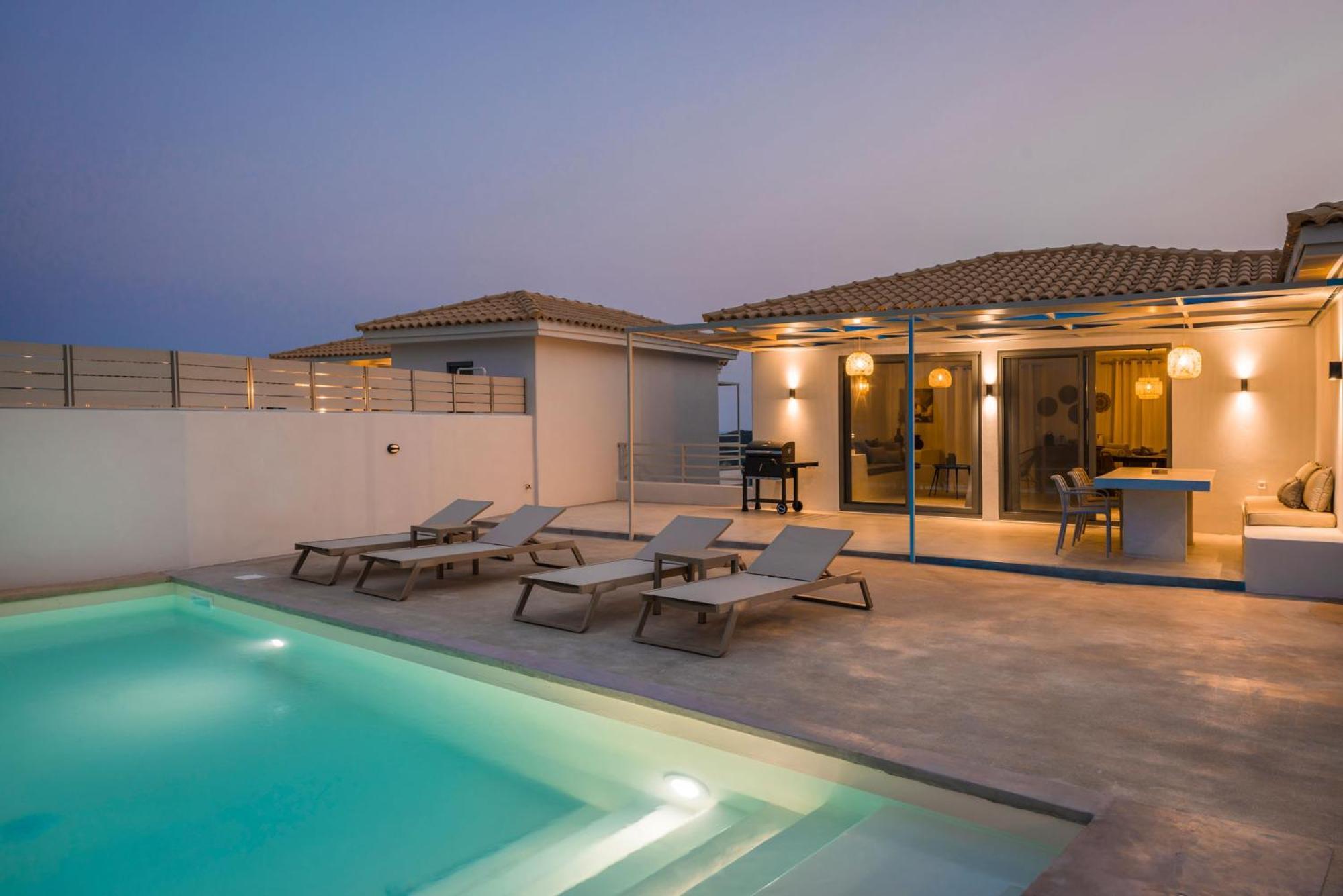 Villa Mirto - Iris Sunset Villas Lépedha 外观 照片